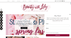Desktop Screenshot of beautywithlily.com